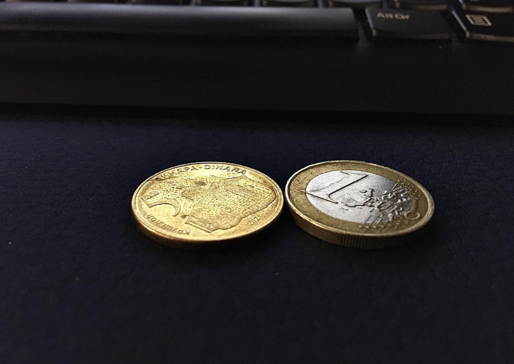 Kurs dinara prema evru za 26. novembar 2025. godine