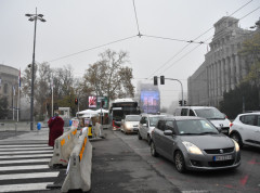 Ispred Skupštine mirno, Takovska i Bulevar kralja Aleksandra prohodni za saobraćaj