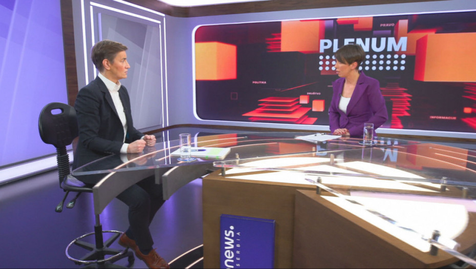 Brnabić o debati u parlamentu i protestima