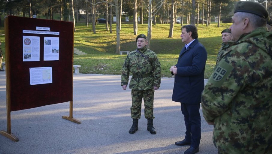Obišao infrastrukturne radove u kasarni „Stefan Nemanja“ u Raški