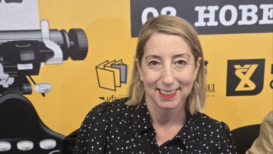 Među gostima izdavača, na sajmu knjiga bila i škotska spisateljica DŽeni Kolgan