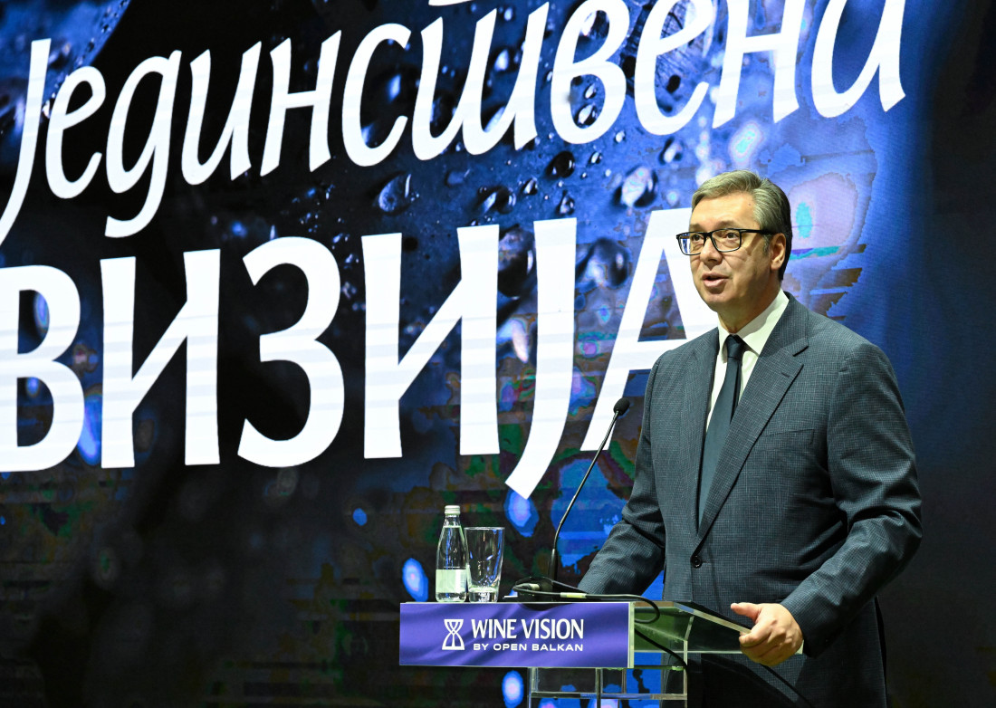 Vučić na Sajmu, Vinska vizija Otvorenog Balkana