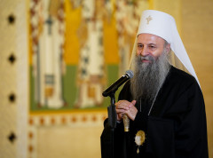 Patrijarh Porfirije prisustvovao svečanosti povodom 10 godina Hilandarskog lekarskog društva