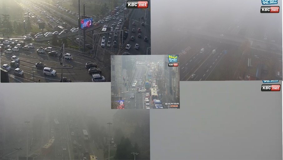 Otežan saobraćaj na beogradskim putevima zbog magle