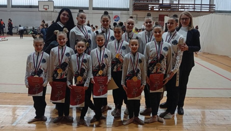 Mlade ritmičarke novosadskog kluba Ritmika sve češće postižu velike rezultate