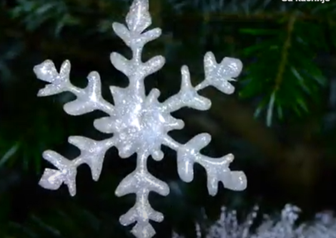 Kako da napravite sami ukras za jelku u obliku pahuljice