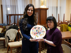 Tamara Vučić obišla osobe sa Daunovim sindromom u okviru Art kampa na Avali