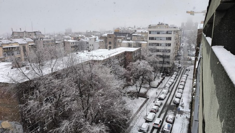 Sneg koji od jutros pada u prestonici napravio bajkovite prizore (FOTO)