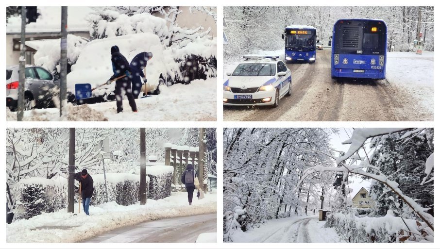 ZAVEJANA SRBIJA: Sneg na mnogim deonicama