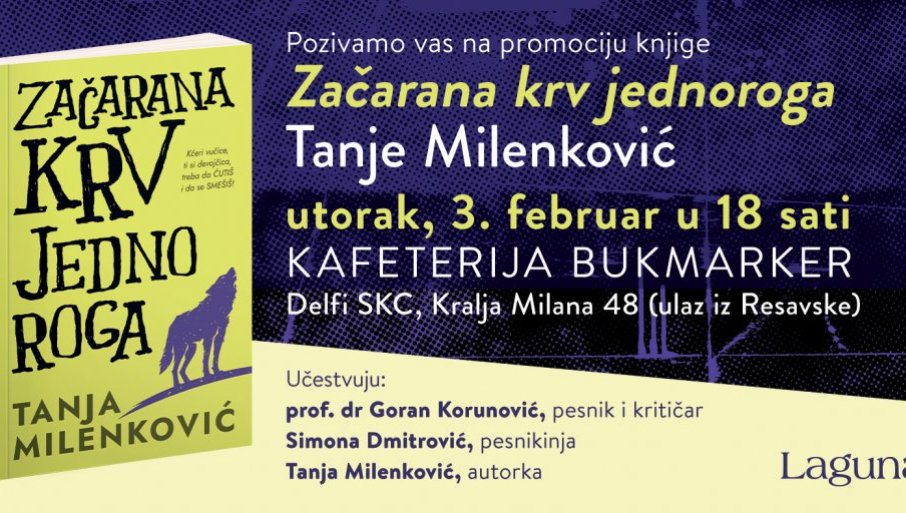 GROTESKNA I HRABRA BAJKA: Promocija knjige "Začarana krv jednoroga" Tanje Milenković