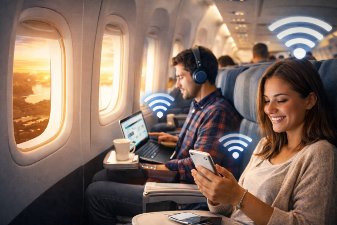 Uskoro besplatan internet u avionima tokom leta!