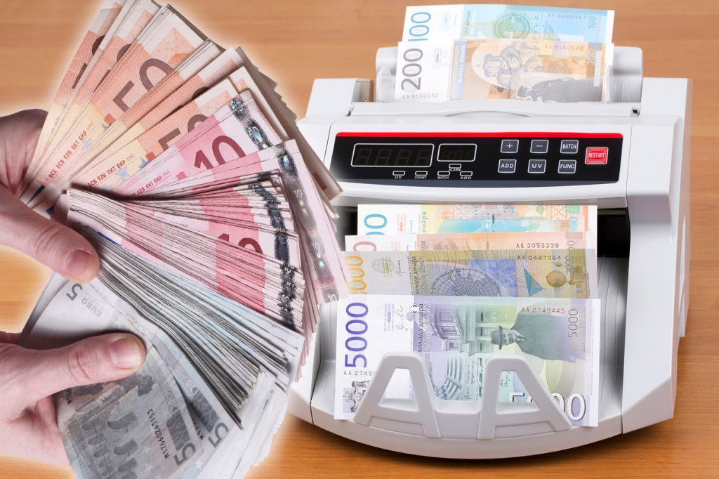 Kurs dinara prema evru za 10. januar 2026. godine