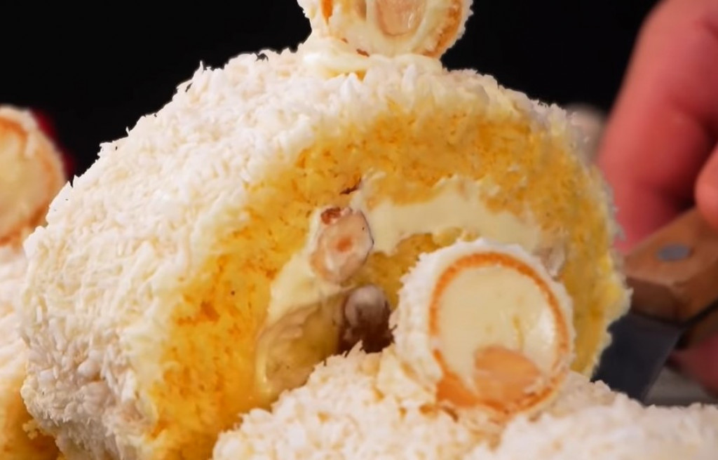 Recept dana: Rafaelo rolat, prepun kokosa