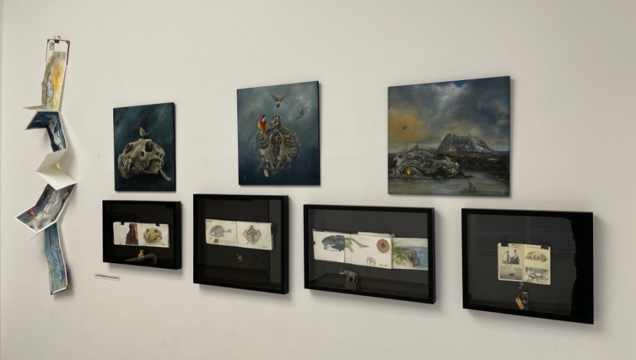 PUTOVANjE KROZ SVEST UMETNIKA: Tradicionalna izložba "Likovni dnevnici" u galeriji "Haos"