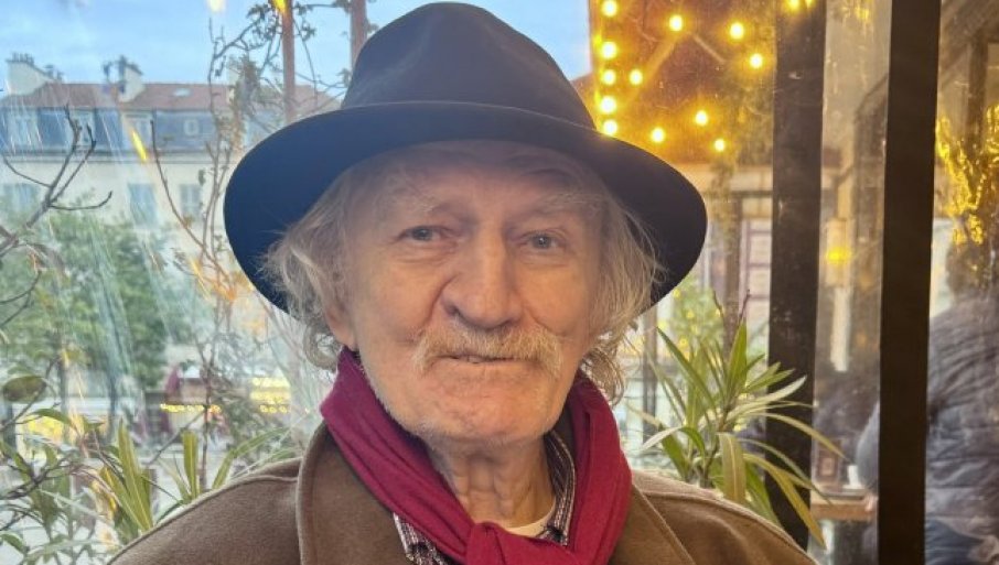 Sa Milanom Ciletom Marinkovićem, u Parizu, o njegovim novim slikama