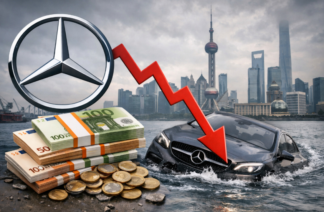 Mercedes potonuo za pet milijardi