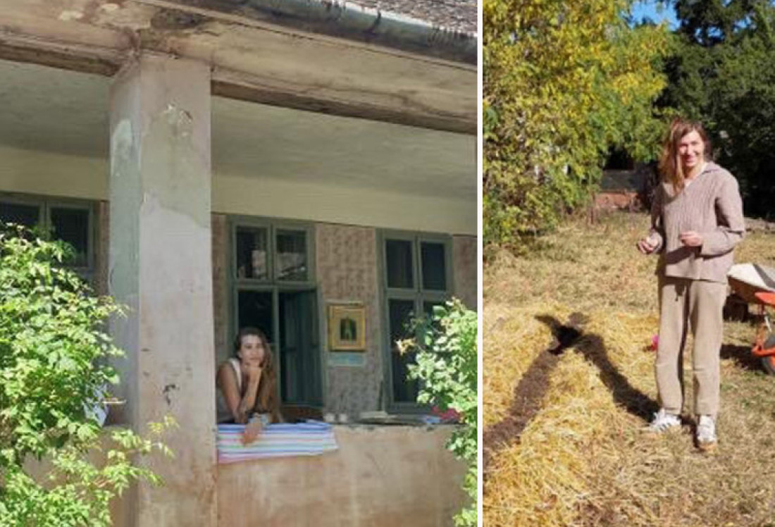 Mlada umetnica beogradski asfalt zamenila ravnicom