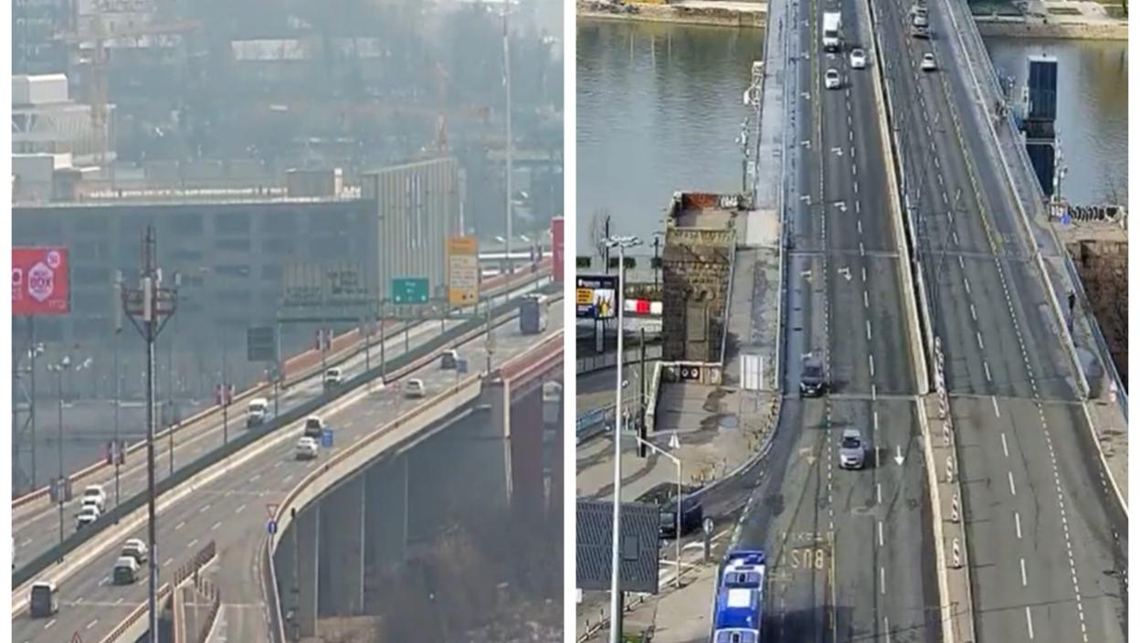 Neverovatan prizor u prestonici: Beogradske ulice puste, jutarnji špic ovog ponedeljka ne postoji (FOTO)