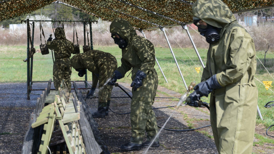 Obuka 246. bataljona ABHO u toku na poligonu Ravnjak