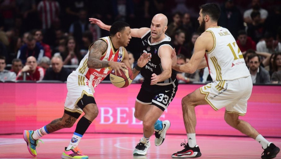 PRENOS, CRVENA ZVEZDA – PARTIZAN! Sevaju trojke u Areni, evo ko vodi! (VIDEO)