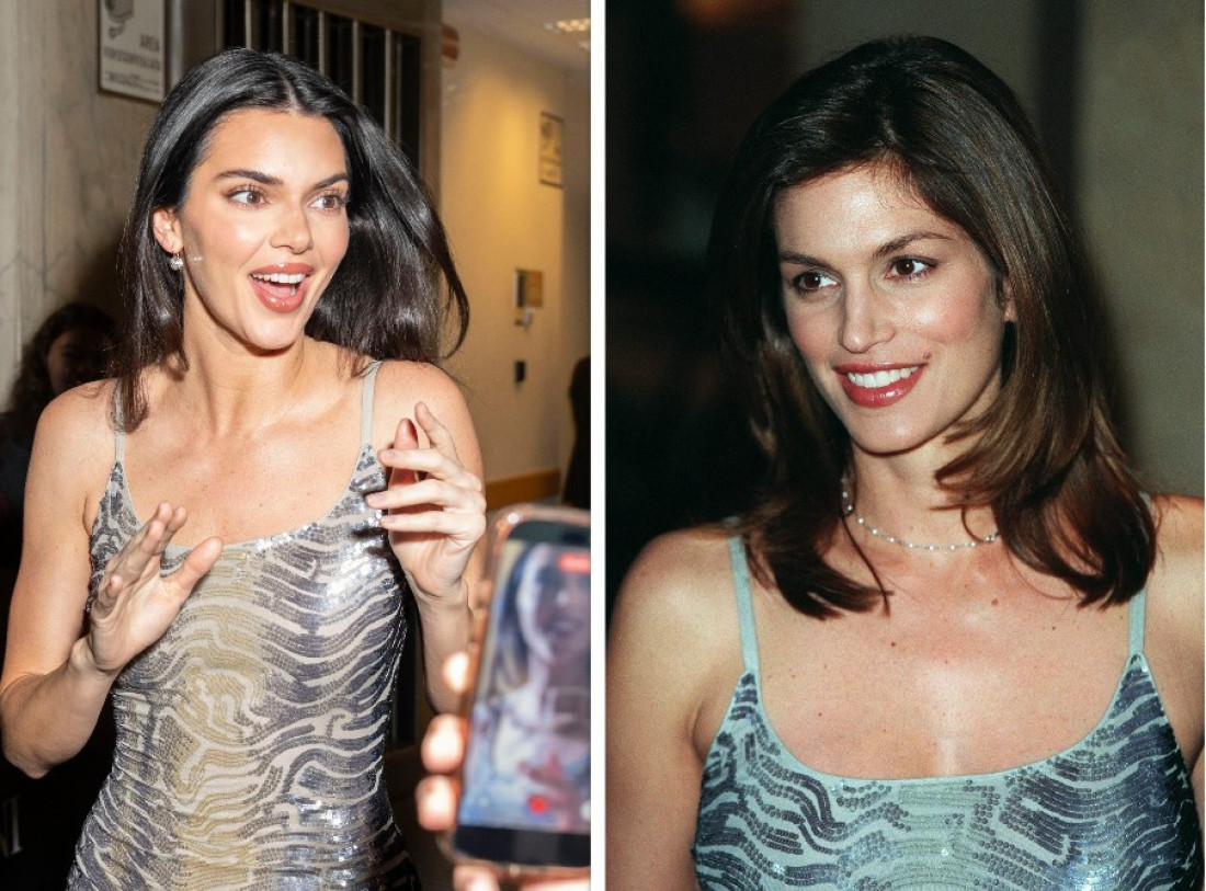 Kendal Džener u haljini Sindi Kraford iz 90-ih