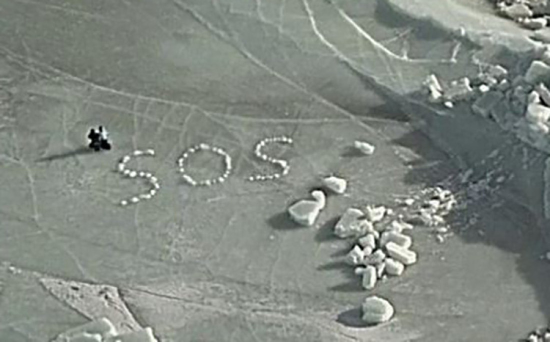 Turisti spaseni zbog SOS na ledu