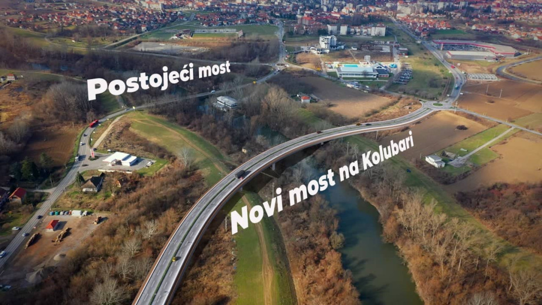 Izgradnja novog mosta na Kolubari