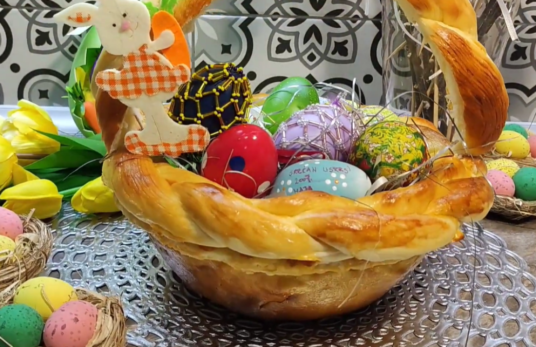 Recept za uskršnju uskršnju korpu od testa