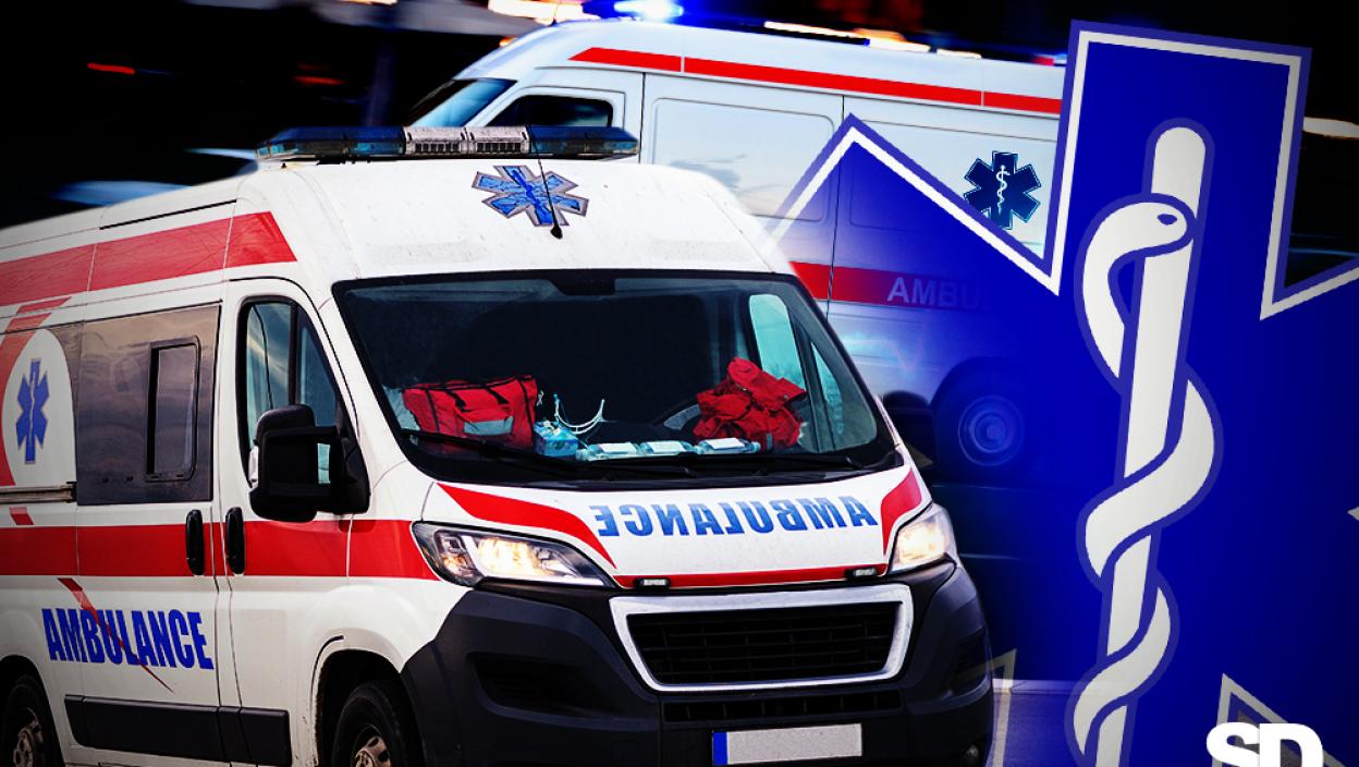 Dve ženske osobe lakše povređene jutros u sudaru dva autobusa u Velikom Mokrom Lug