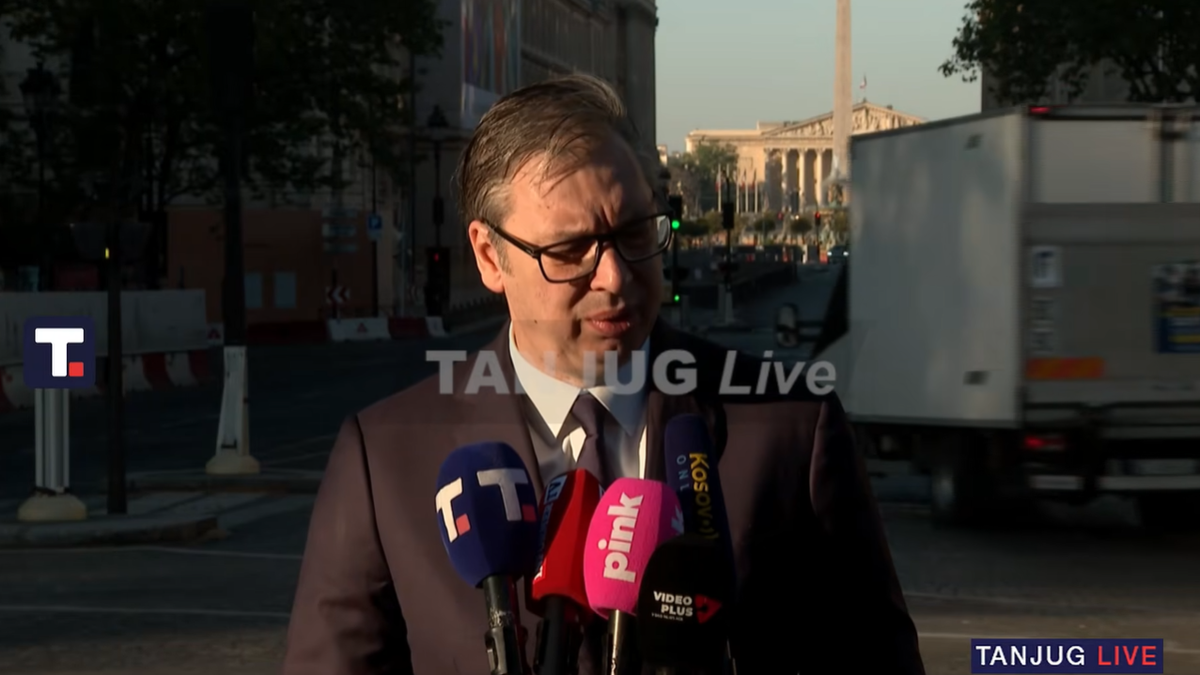 Vučić u Parizu o skupovima u Srbiji: Biće ih za Vidovdan i oko njega, pomenuo izbore