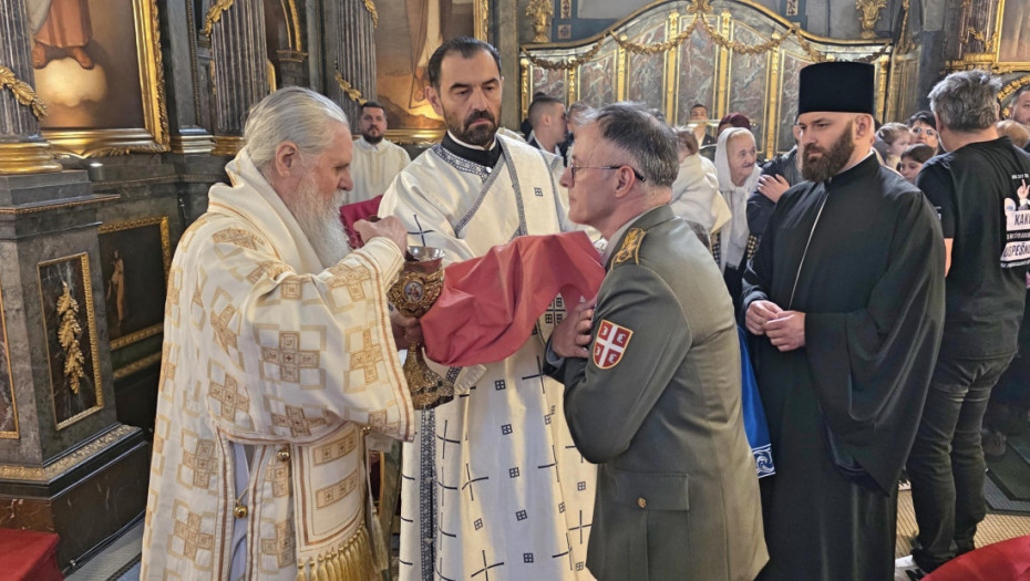 General Mojsilović proslavio Vaskrs u Beogradu