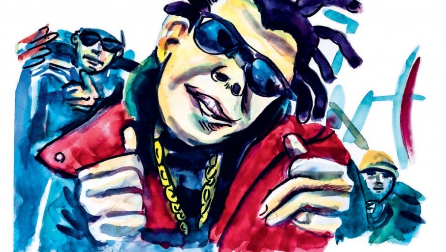 Izložba ilustracija Vldana Jeremića iz knjige Dragana Đorđevića u UK „Parobrod“