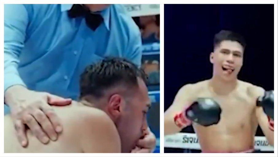 NAJBRUTALNIJI NOKAUT? Uspavao je rivala na nestvaran način (VIDEO)