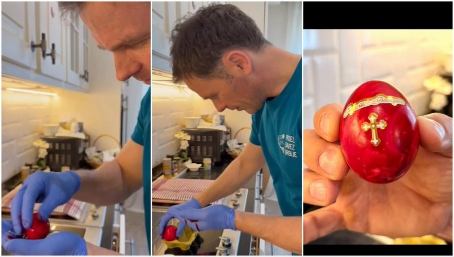 Pohvalio se kako farba vaskršnja jaja (VIDEO)