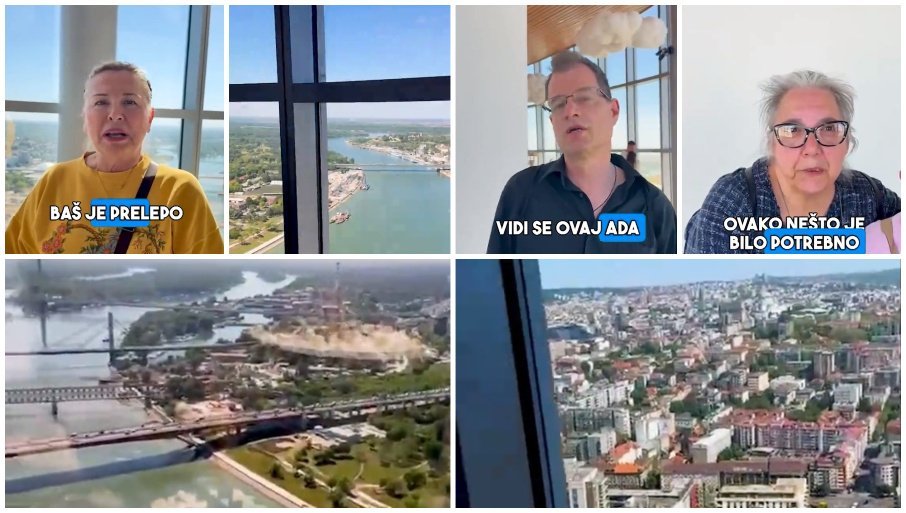 Beograđani na novoj atrakciji – vidikovcu Kule Beograda na vodi