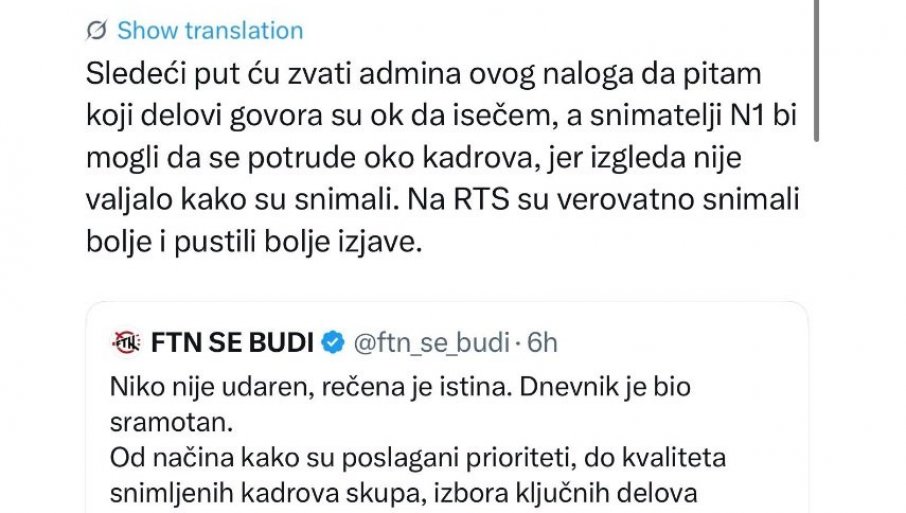 POTPUNO RASULO: Blokaderi sa N1 se pravdaju blokaderima sa fakulteta