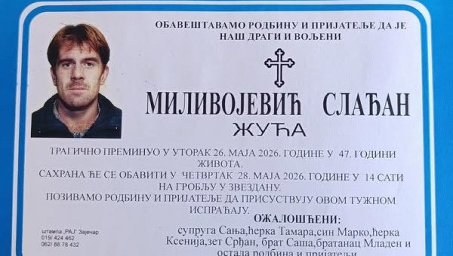 Detalji ubistva Slađana Milivojevića kod Zaječara, Sanja se od supruga oprašta potresnim rečima (FOTO)