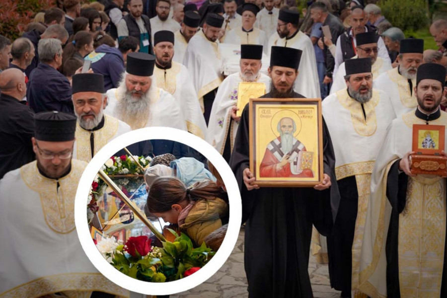 KOLONE VERNIKA DOČEKALE MOŠTI SVETOG JAKOVA TUMANSKOG: Litijsko sabranje u Trsteniku (FOTO)