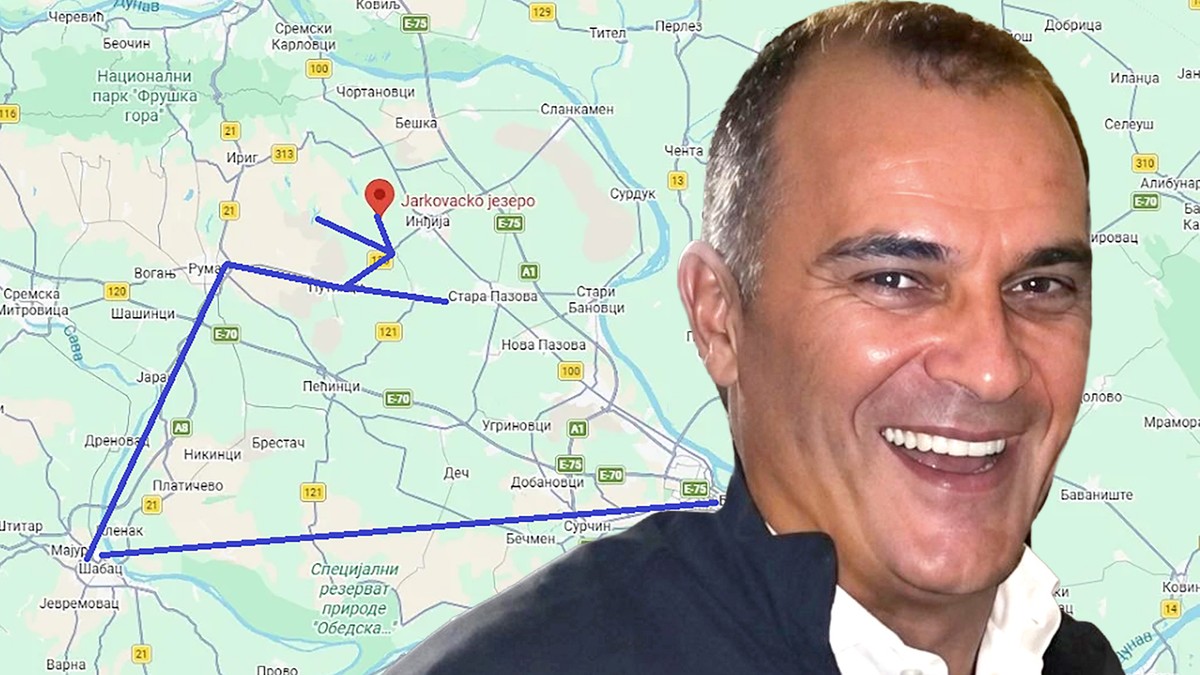 (Mapa) Evo kuda su se kretali osumnjičene ubice sa telom Aleksandra Nešovića