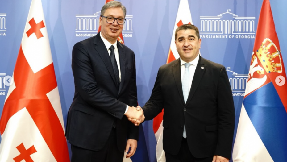 Vučić sa predsednikom Skupštine Gruzije