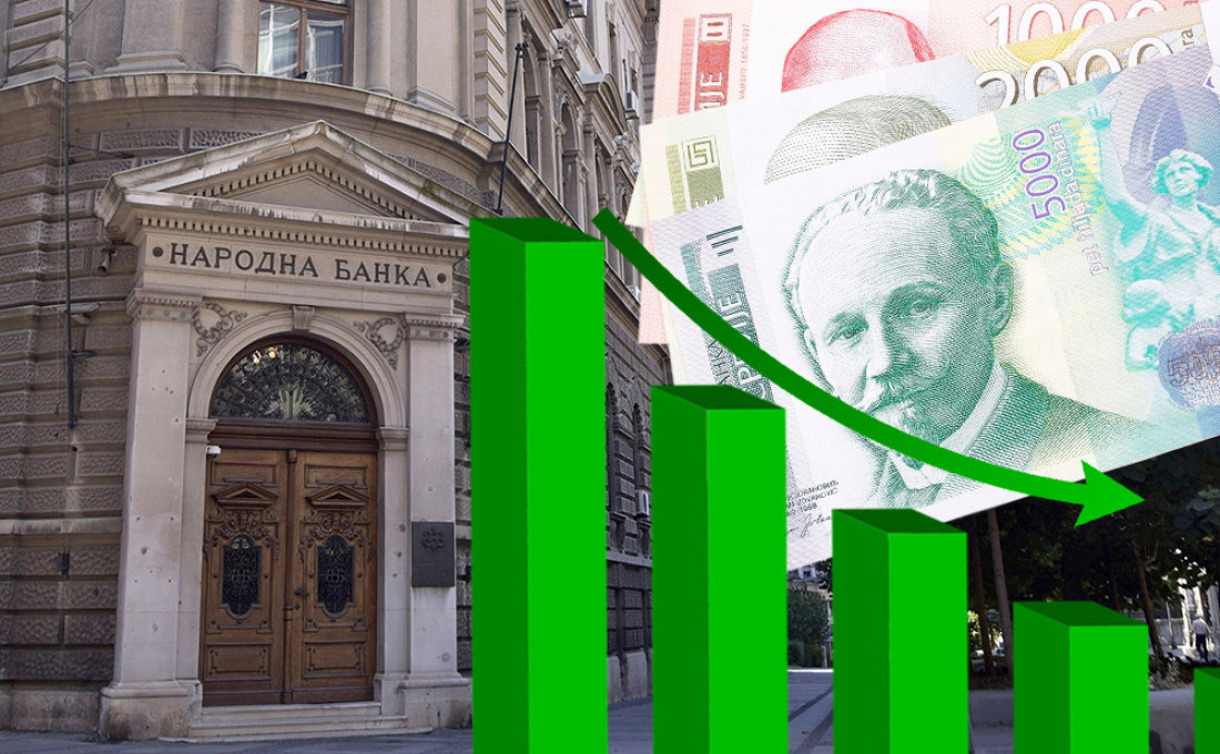 Kurs evra za ponedeljak