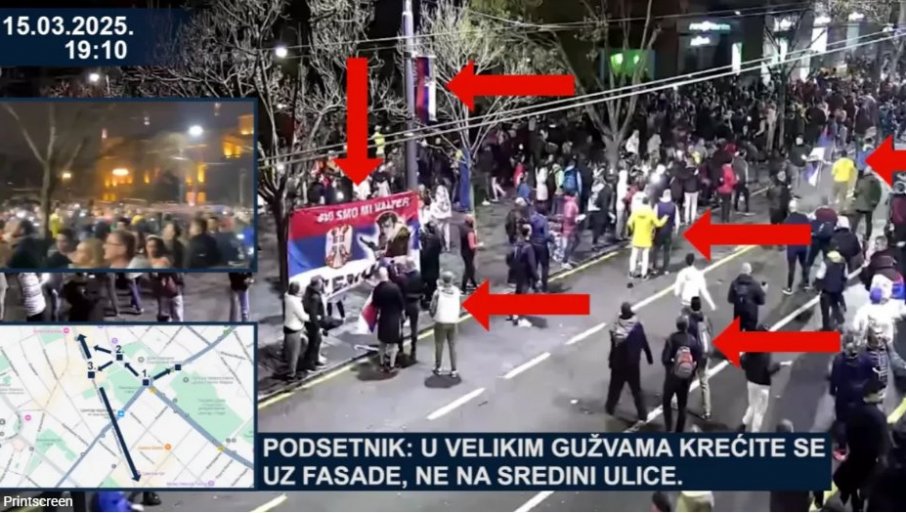 RTS objavio rekonstrukciju događaja od 15. marta (VIDEO)