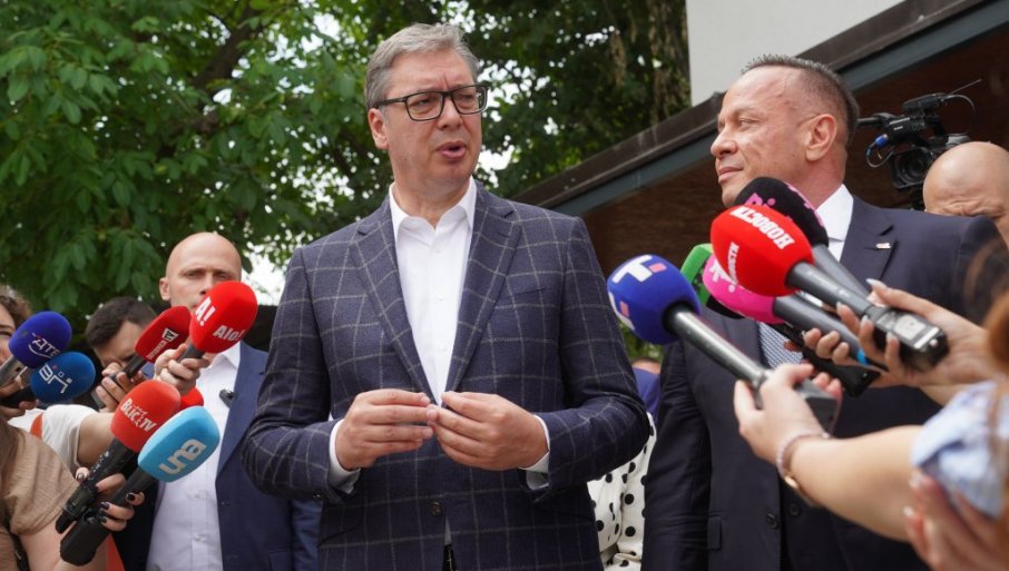 Aleksandar Vučić razgovarao sa demonstrantima