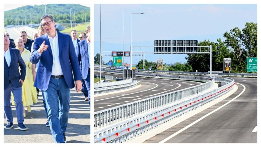 „Novosti“ na novoj deonici Moravskog koridora koju je izgradio Vučić (FOTO)