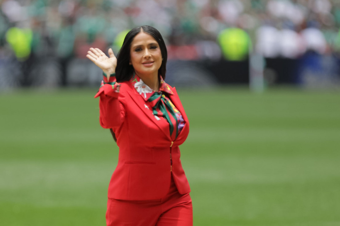Salma Hajek na otvaranju Svetskog prvenstva u fudbalu 2026