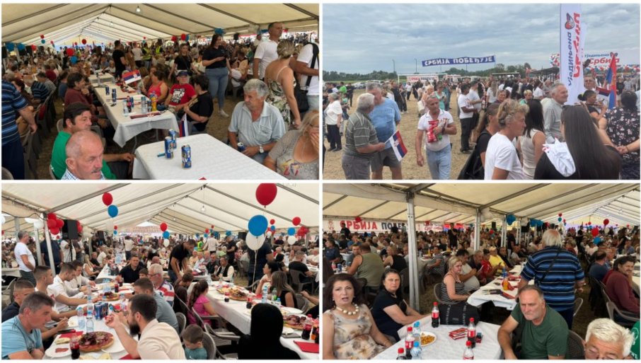 Okupio se veliki broj građana, vijore se srpske trobojke (FOTO/VIDEO)