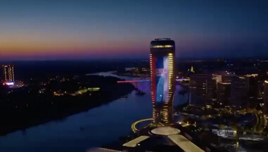 KULA BEOGRAD U BOJAMA SRBIJE I UAE: Siniša Mali poručio da su veze dve zemlje neraskidive