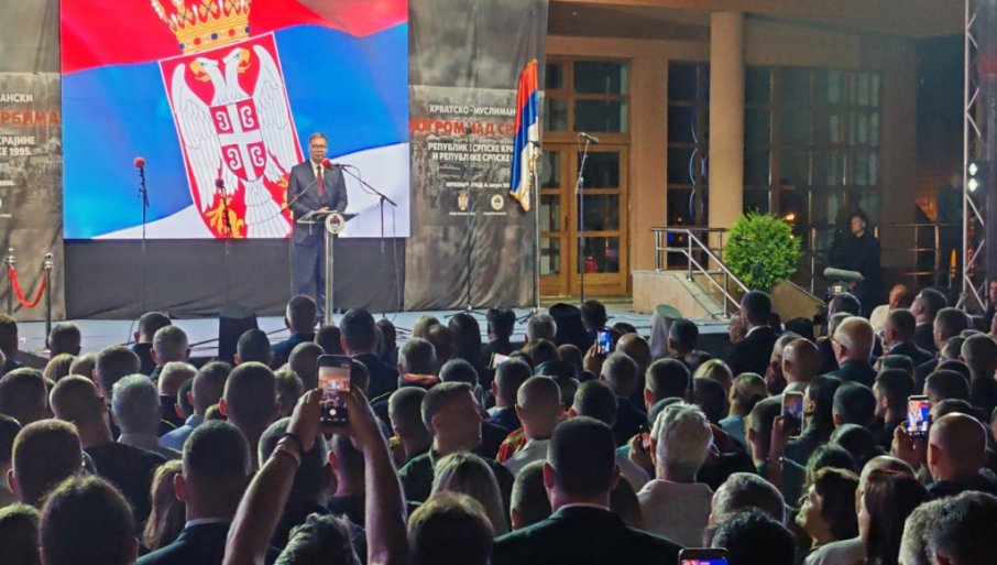 USTAŠKA HISTERIJA OKO VUČIĆEVOG GOVORA U MRKONJIĆ GRADU