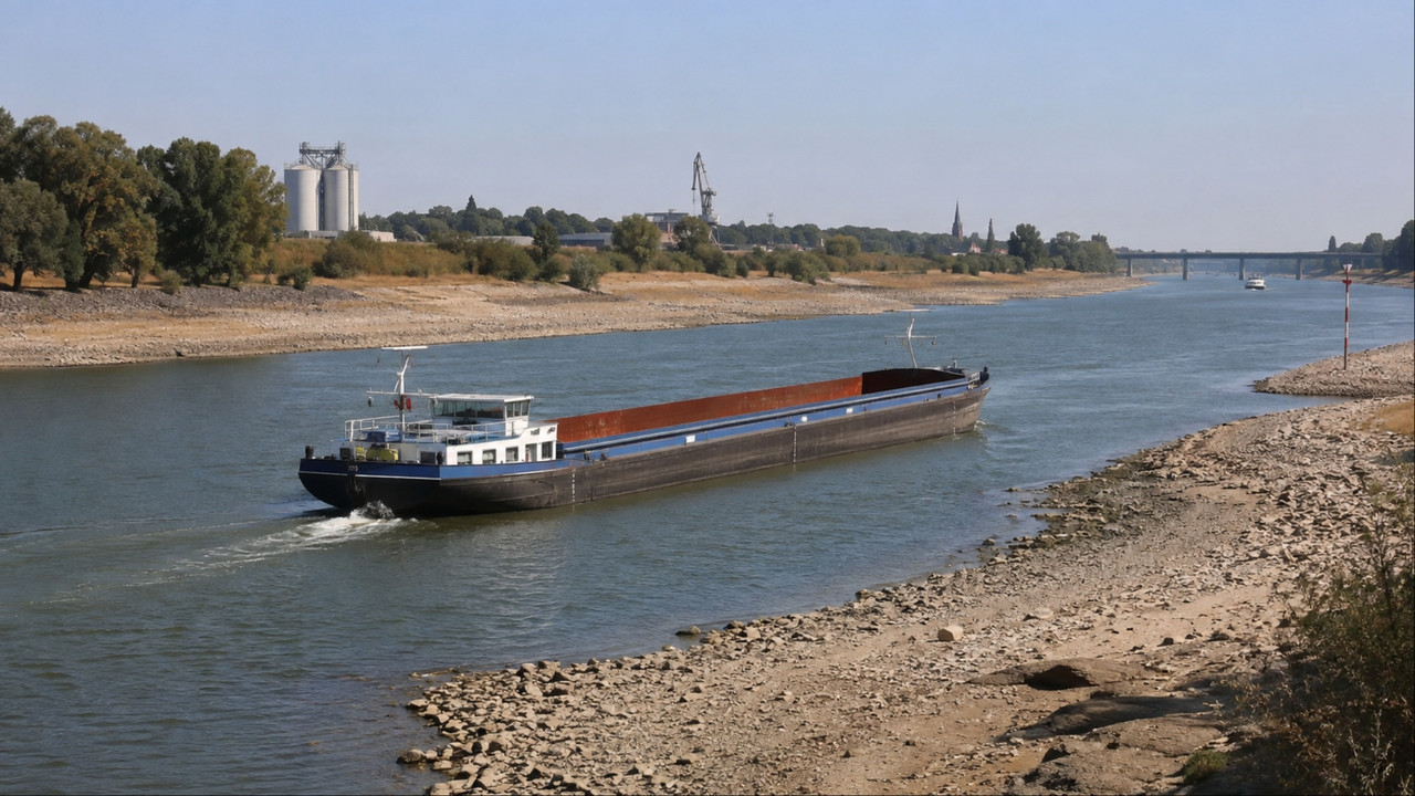Nizak vodostaj ugrožava transport i nemačku industriju