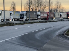 Teretna vozila se na graničnim prelazima na izlazu iz Srbije zadržavaju do tri sata